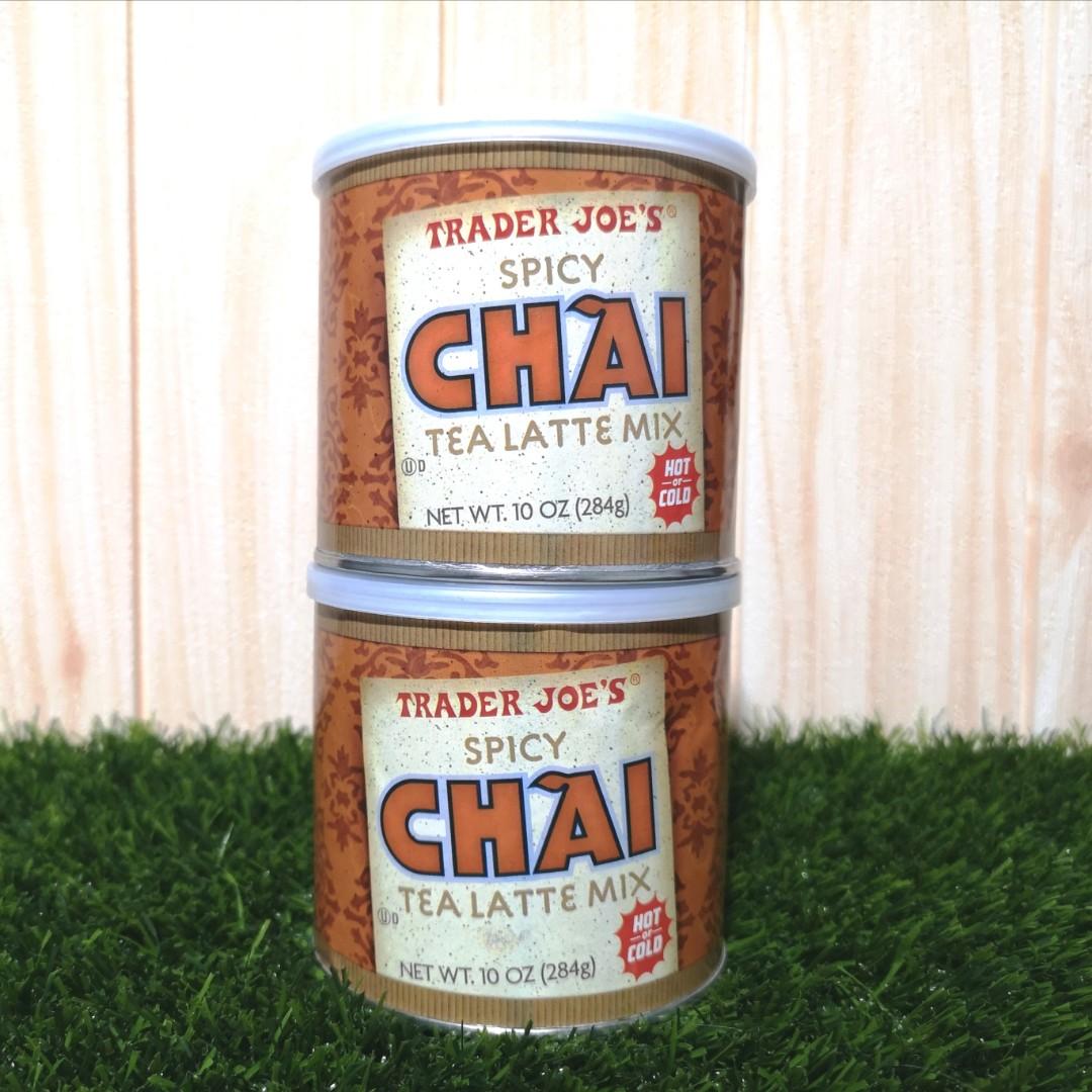 TRADER JOE'S SPICY CHAI TEA LATTE MIX, Food & Drinks, Other Food