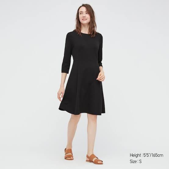 Uniqlo ponte dress 2025