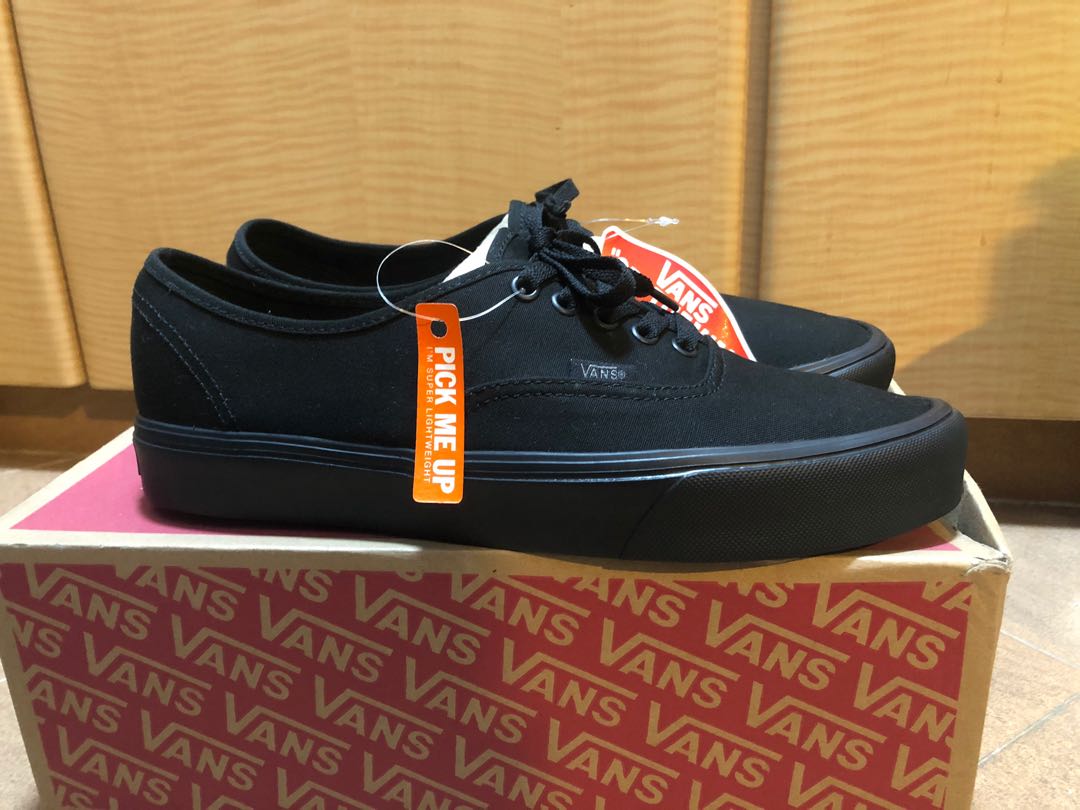 vans ultracush lite black