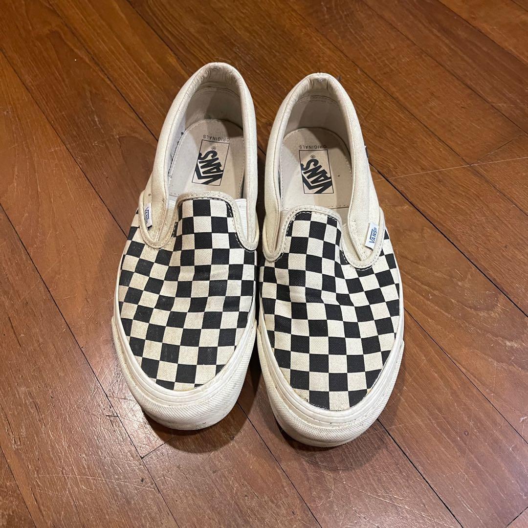 Vans Vault OG Checkerboard Slip On LX Men s Fashion Footwear Sneakers on Carousell