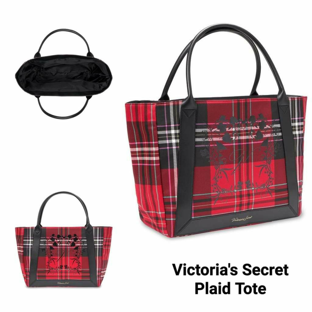 Victoria secret hotsell plaid tote