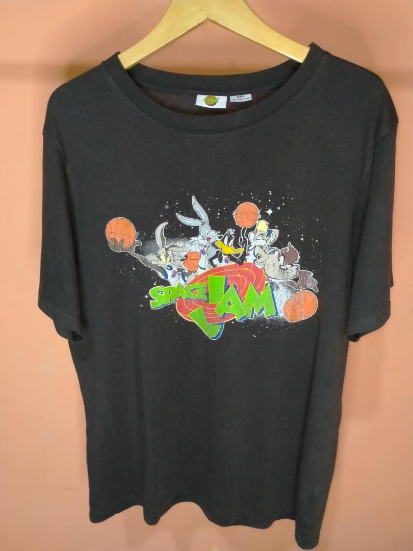 VINTAGE SPACE JAM T-SHIRT, Fesyen Pria 