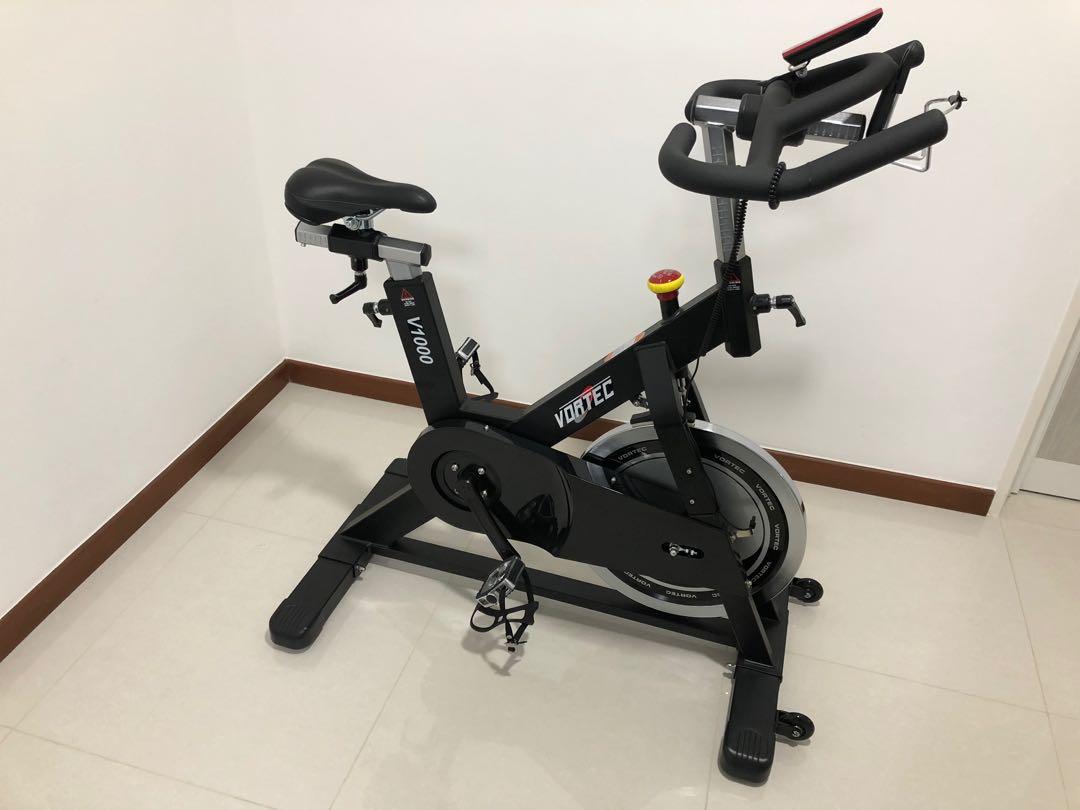 Vortec V1000 Spin Bike Sports Equipment Exercise Fitness Cardio Fitness Machines on Carousell