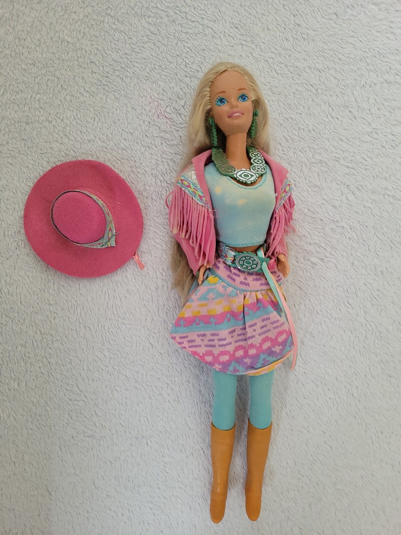 Western fun barbie sales 1989