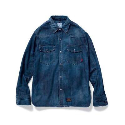 wtaps 15ss allman ls shirts cotton denim long sleeve bdu size s