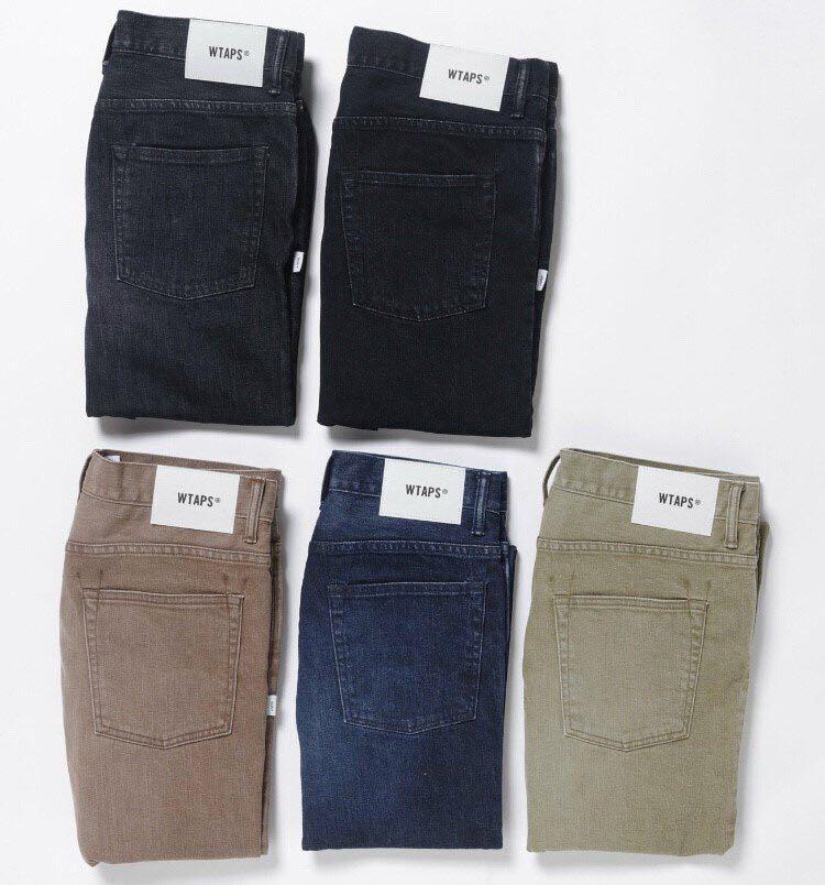 wtaps 18aw blues skinny jeans colorway trousers cotton denim size