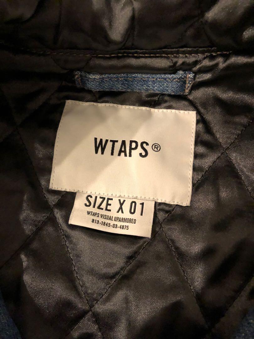wtaps 18aw vice jacket cotton denim wtvua size s indigo tet, 男裝
