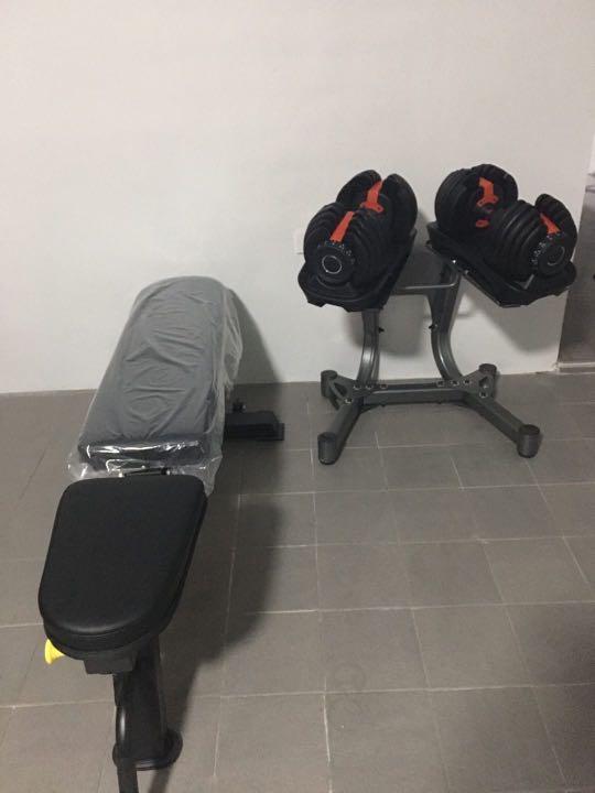 24Kg Adjustable Dumbbells (2 PCS), Bench and 40kg also available (Category: Weights & Dumbbells) located in Quezon City. Submitted by jenrick_ang (Listing ID 1093885387, Image 1). Description: ‼️ON HAND‼️ 24kg pair adjustable dumbbells price is by pair 24kg per dumbbell Also available ‼️40KG adjustable dumbbells‼️ ‼️Adjustable dumbbells stand‼️ ‼️Heavy Duty Adjustable Bench‼️.