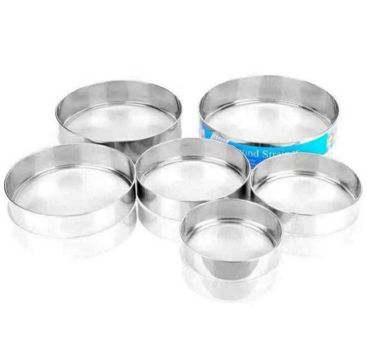 6 pcs Stainless Mesh Strainer Set/ Sifter Set for Baking (Category: Bakeware) located in Quezon City. Submitted by marieleone (Listing ID 1093736646, Image 1). Description: Item availability may be on hand or depends on stocks supply. Item, if not available, will be pre-ordered. Some items are fast-moving/easily sold. I suggest no rush shipping please. No worries if item is on hand, buyer can book same day delivery right away..