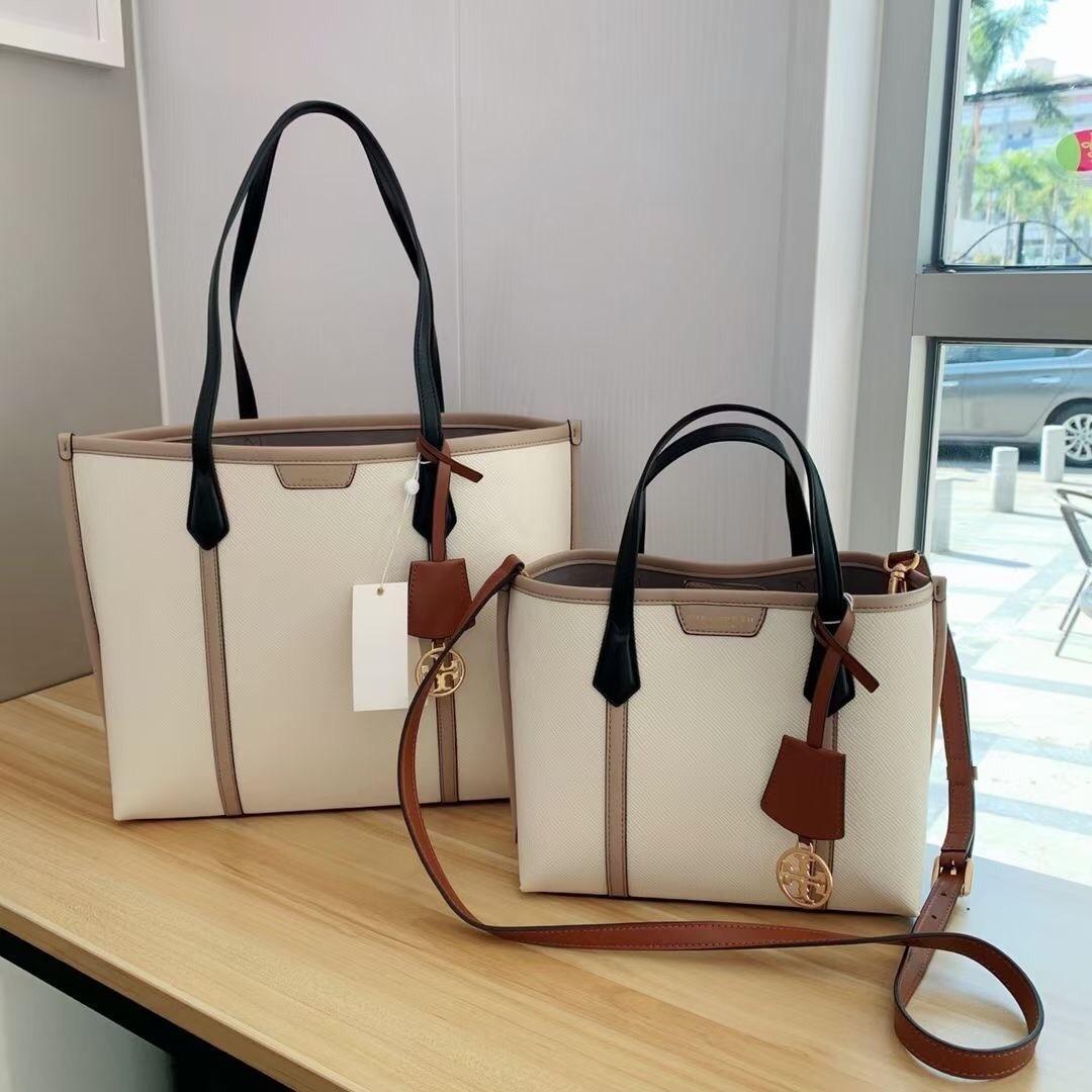 Tory burch perry best sale color block tote