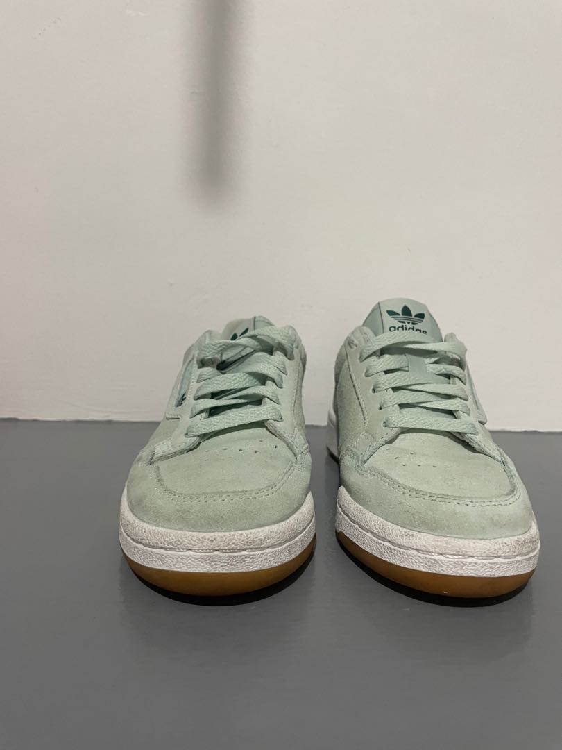 Adidas Continental in Mint Green Women s Fashion Footwear Sneakers on Carousell