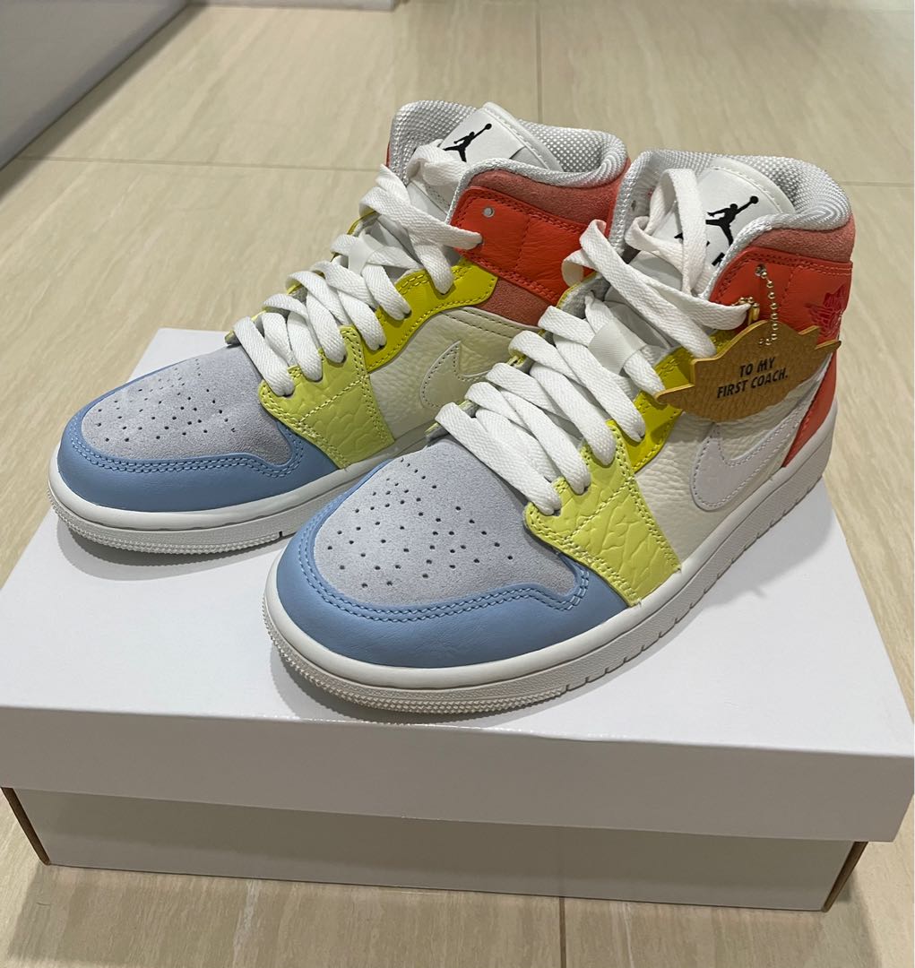air jordan 1 to my first coach mid