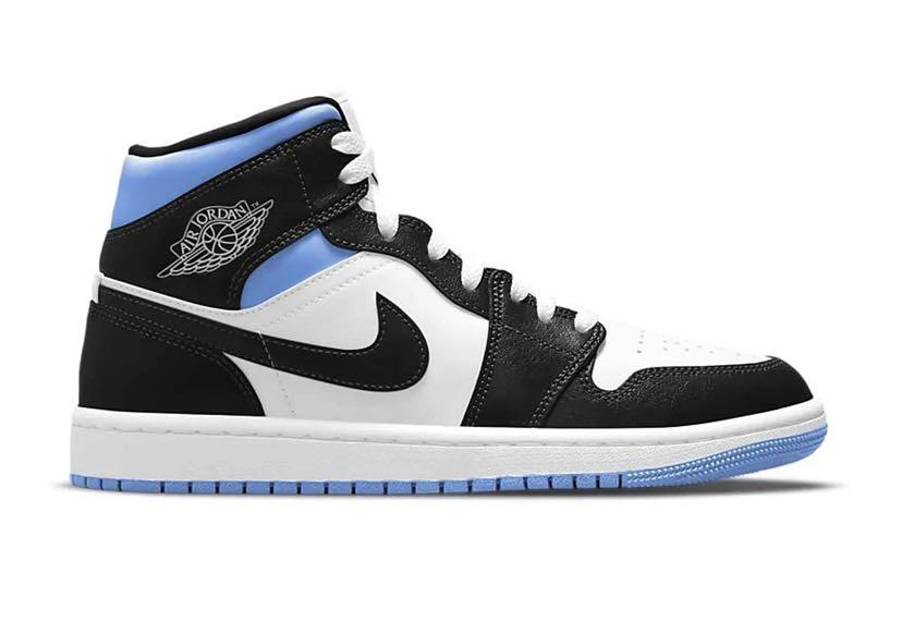us6.5W/5mens]Air Jordan 1 Mid University Blue, Men's Fashion, Footwear,  Sneakers on Carousell