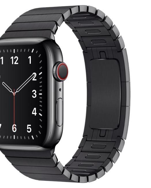 42mm space black top link bracelet