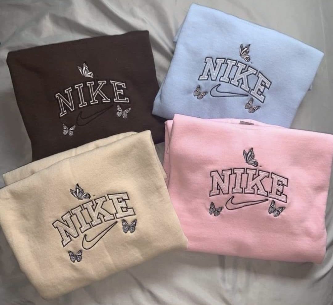 Nike custom sweaters top