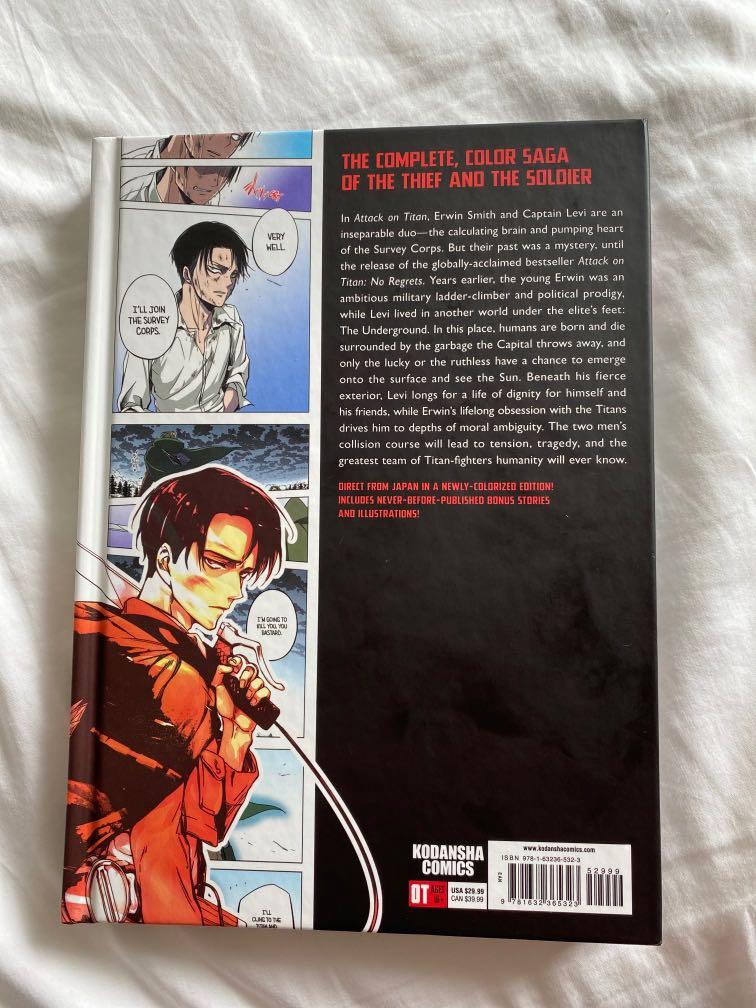 Attack on titan manga no regrets complete Color edition, Hobbies & Toys
