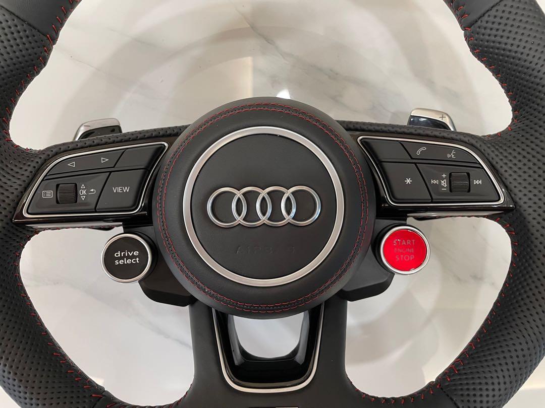 Audi RS steering wheel with R8 start/ stop buttons., Car Accessories