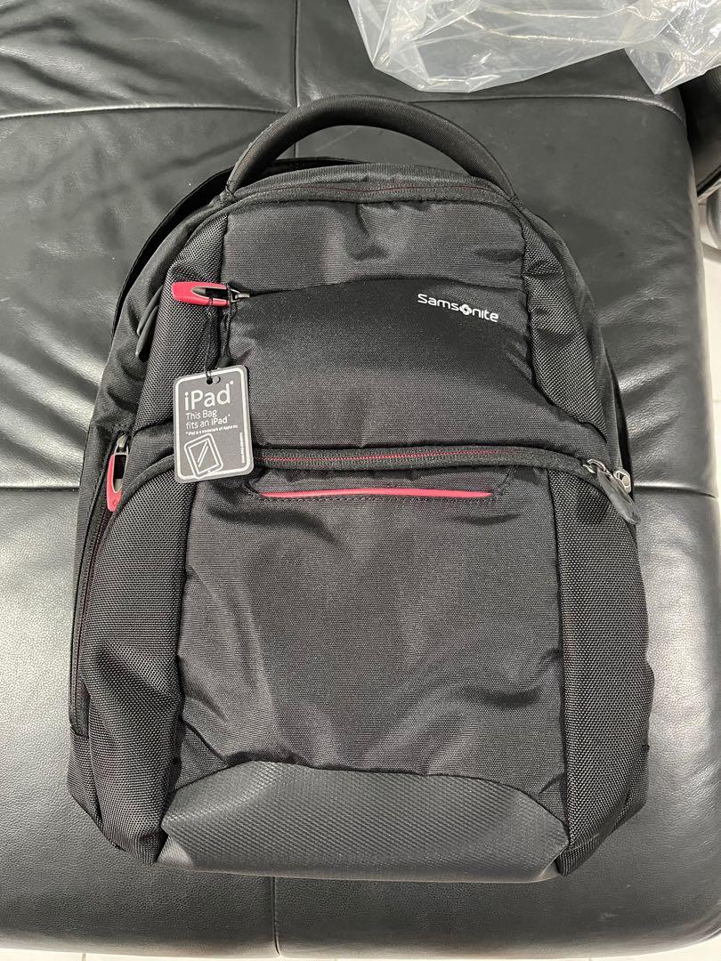 Authentic Samsonite Backpack (Category: Hard Disks & Thumbdrives) located in Balakong. Submitted by sethtar (Listing ID 1093696646, Image 1). Description: Price firm/nett/no nego Condition new Silly question or asking lower/offer down the price will be ignored. TQ .