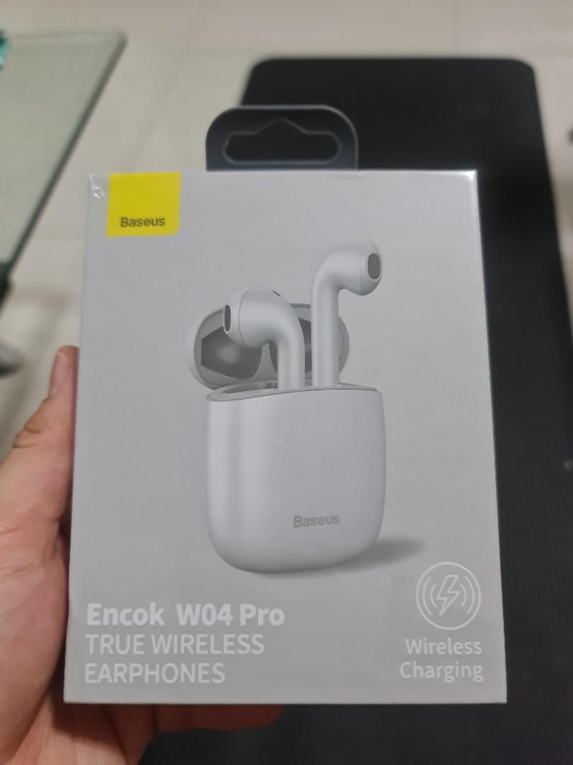 Baseus Encok W04 Pro True Wireless Earphones with wireless charging ...