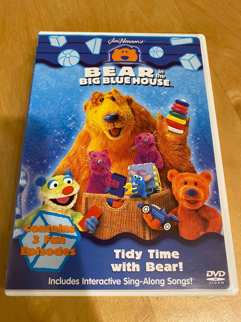 Bear in the Big Blue House Tidy time with Bear - DVD, 興趣及遊戲, 收藏品及紀念品 ...