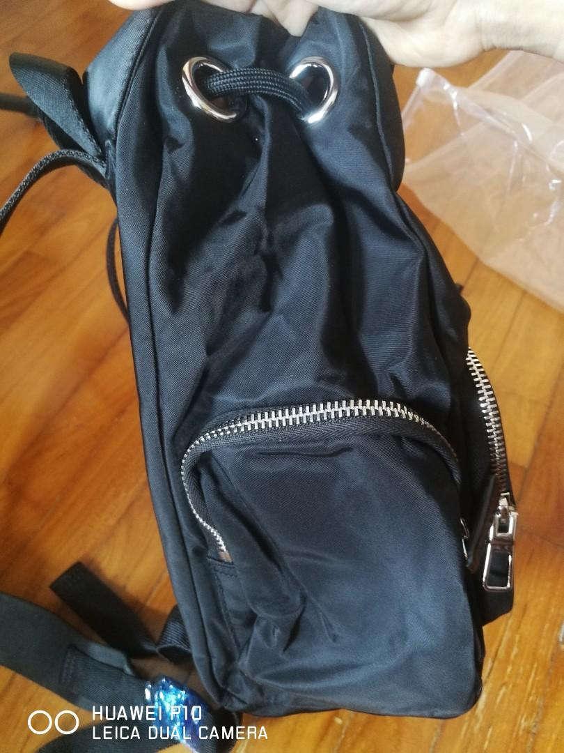 Burberry Black Nylon Backpack Bimba Y Lola Backpack Bag, Black