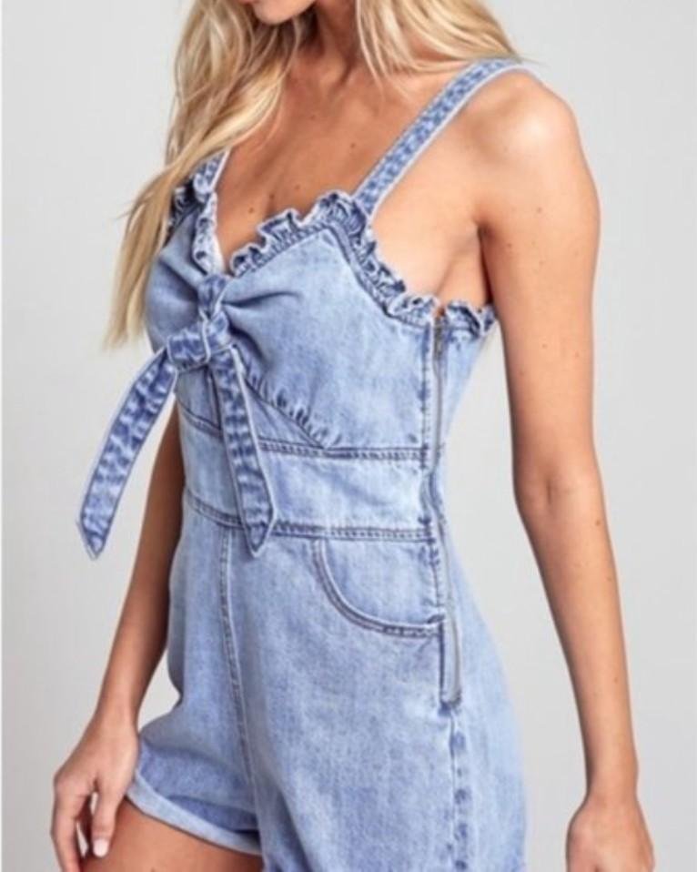 Blue 2025 blush romper