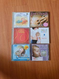 CD lagu untuk ibu hamil 1set 6 pcs