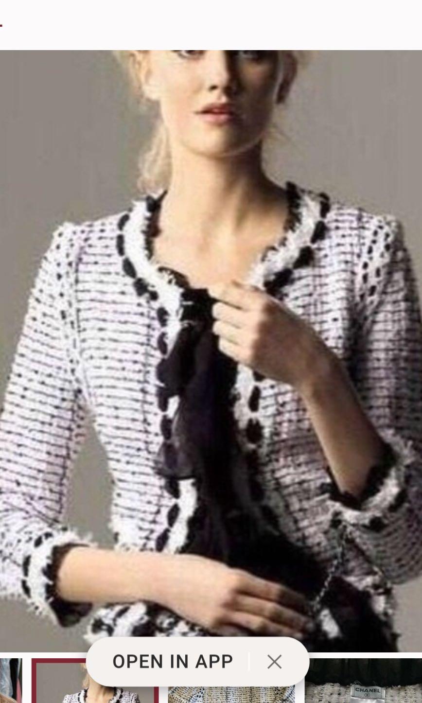 chanel jacket size