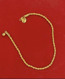 Classic Gold Plated Anklet 经典款度金脚链