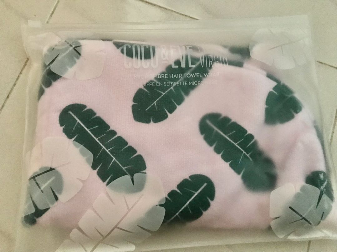 Coco and Eve hair towel wrap , hair wrap , hair towel , hair shampoo