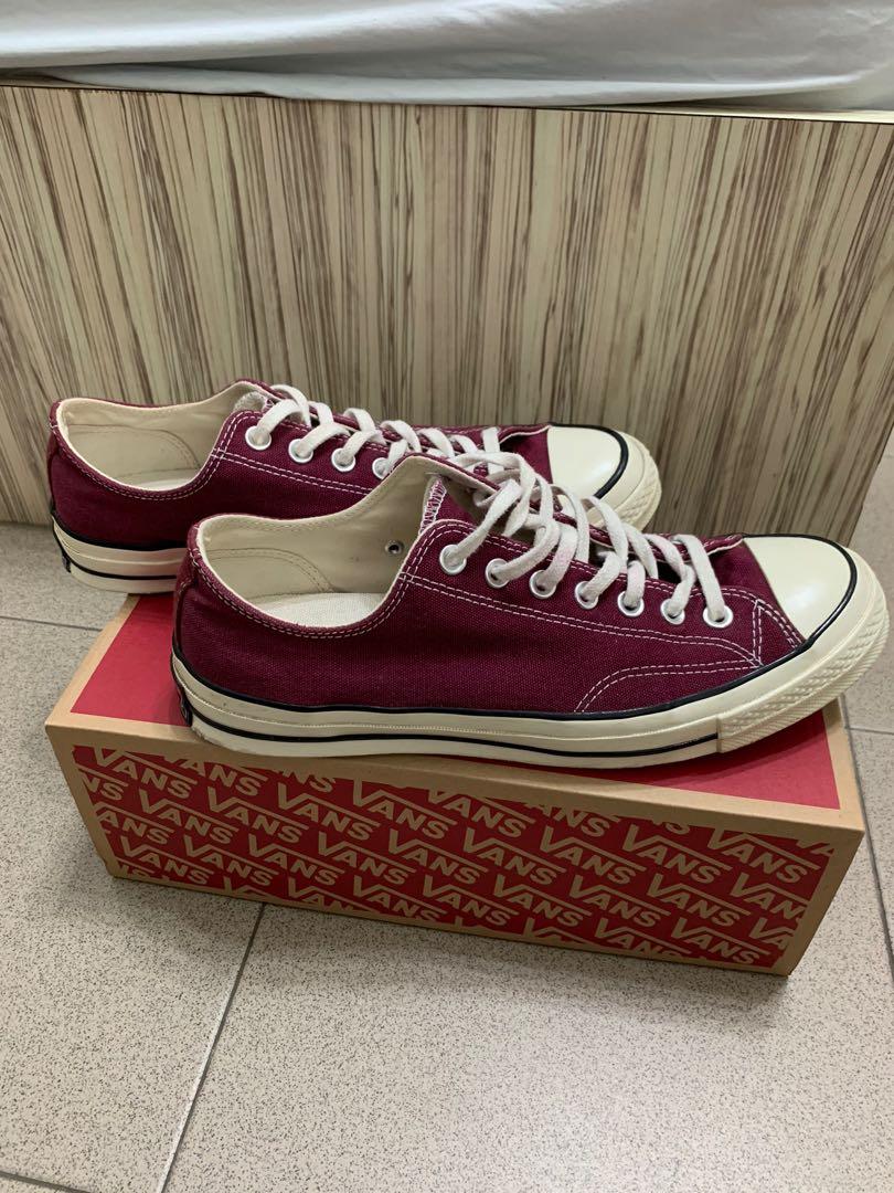 Chuck 70 burgundy sales