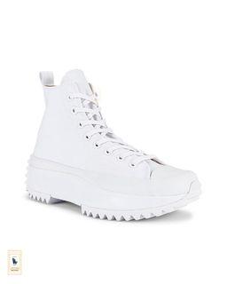 Converse Full White Run Star Hike Platform