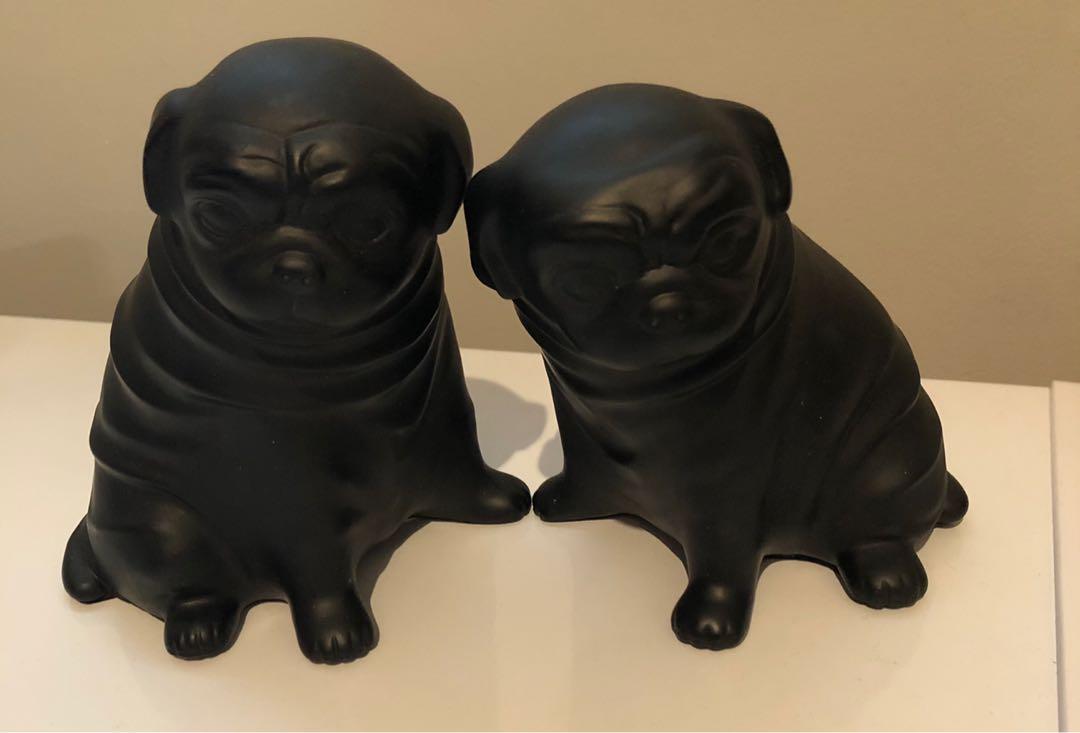 Pug bookends sales