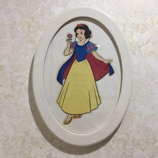 disney princess picture & frame                       ⚪️ snow white                                                       ⚪️ P:38 cm ⚪️ L:27 cm                               ⚪️ USA ORIGINAL