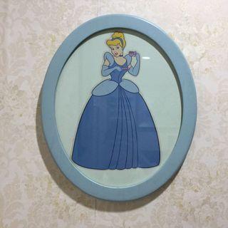 disney princess picture & frame                   💙 cinderella 💙 P:40 cm 💙 L:34 cm                            💙 USA ORIGINAL