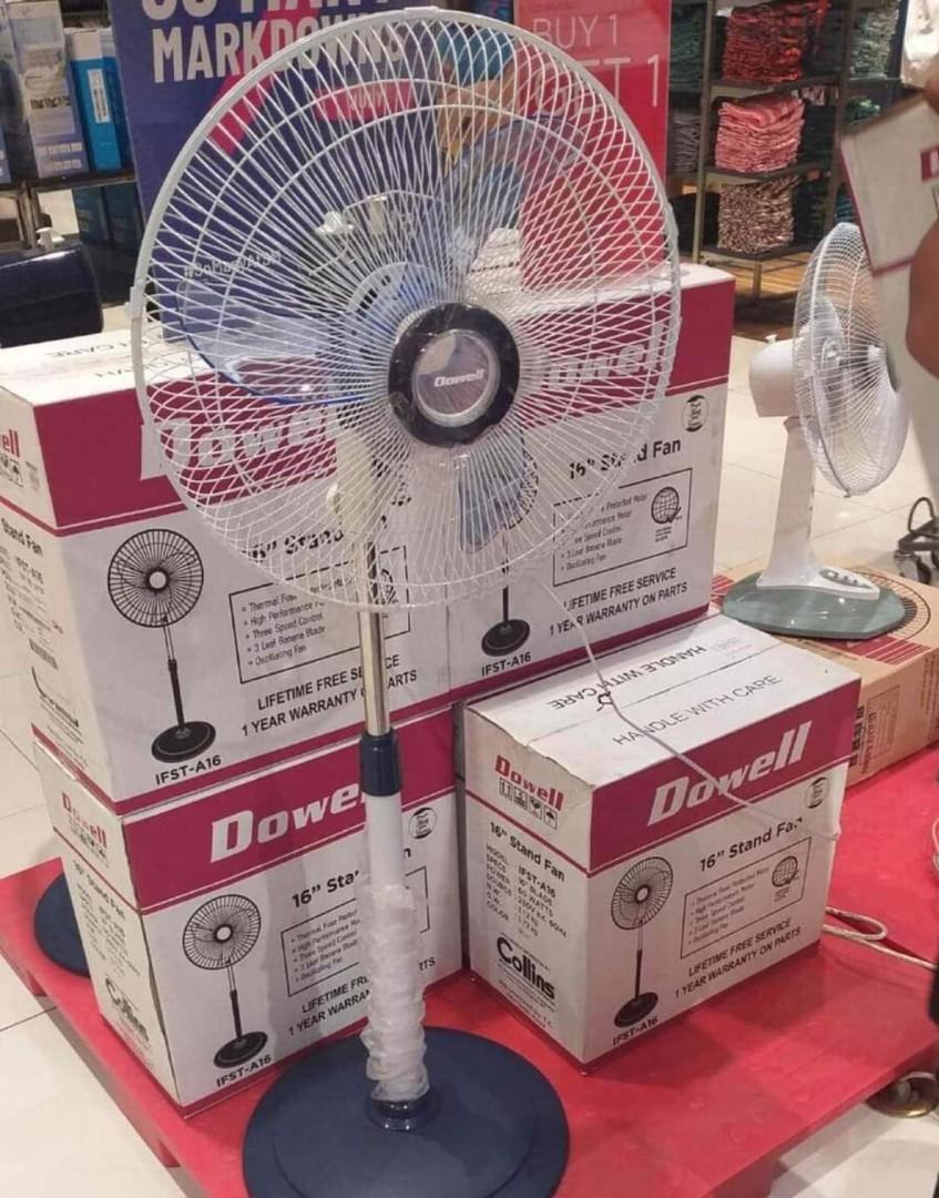 Dowell 16 and 18 inches desk stand table electric cooling fan tf-a16 ...