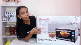 DOWELL DIGITAL ELECTRIC OVEN (BEST VALUE OVEN IN THE PHILIPPINES) 45L ELO-45DS Convection and Rotisserie Function