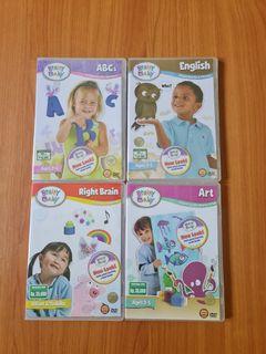 DVD  brainy Baby 1 set 4 pcs