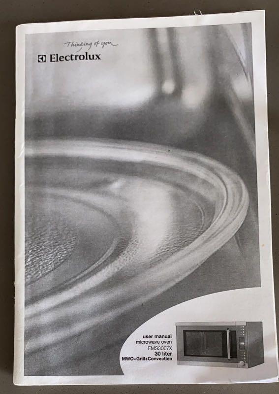 Electrolux convection oven EMS3067X, TV & Home Appliances, Kitchen