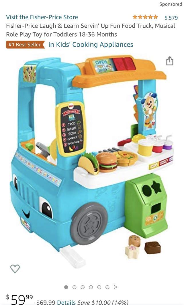 Fisher Price Food Truck, Hobbies & Toys, Toys & Games on Carousell