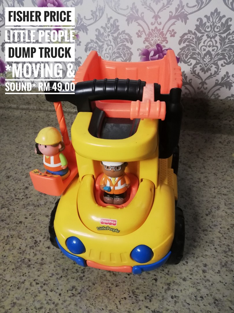 Fisher price little clearance people dump truck