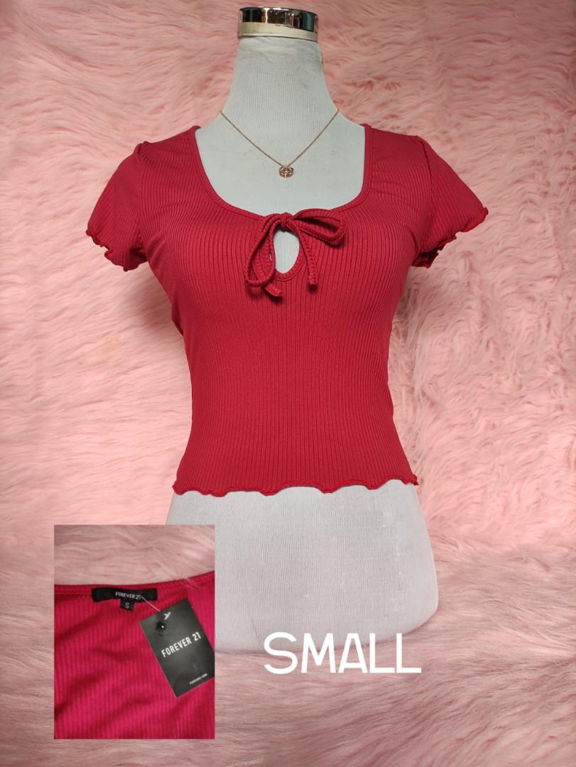 Forever 21 Overruns (Category: Blouses) located in Quezon City. Submitted by rmprism (Listing ID 1093760871, Image 1). Description: Overruns sexy tops ♥️ For pick up or delivery via Mr. Speedy or Lalamove.
