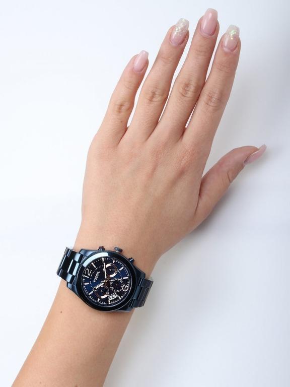 Fossil perfect discount boyfriend watch blue