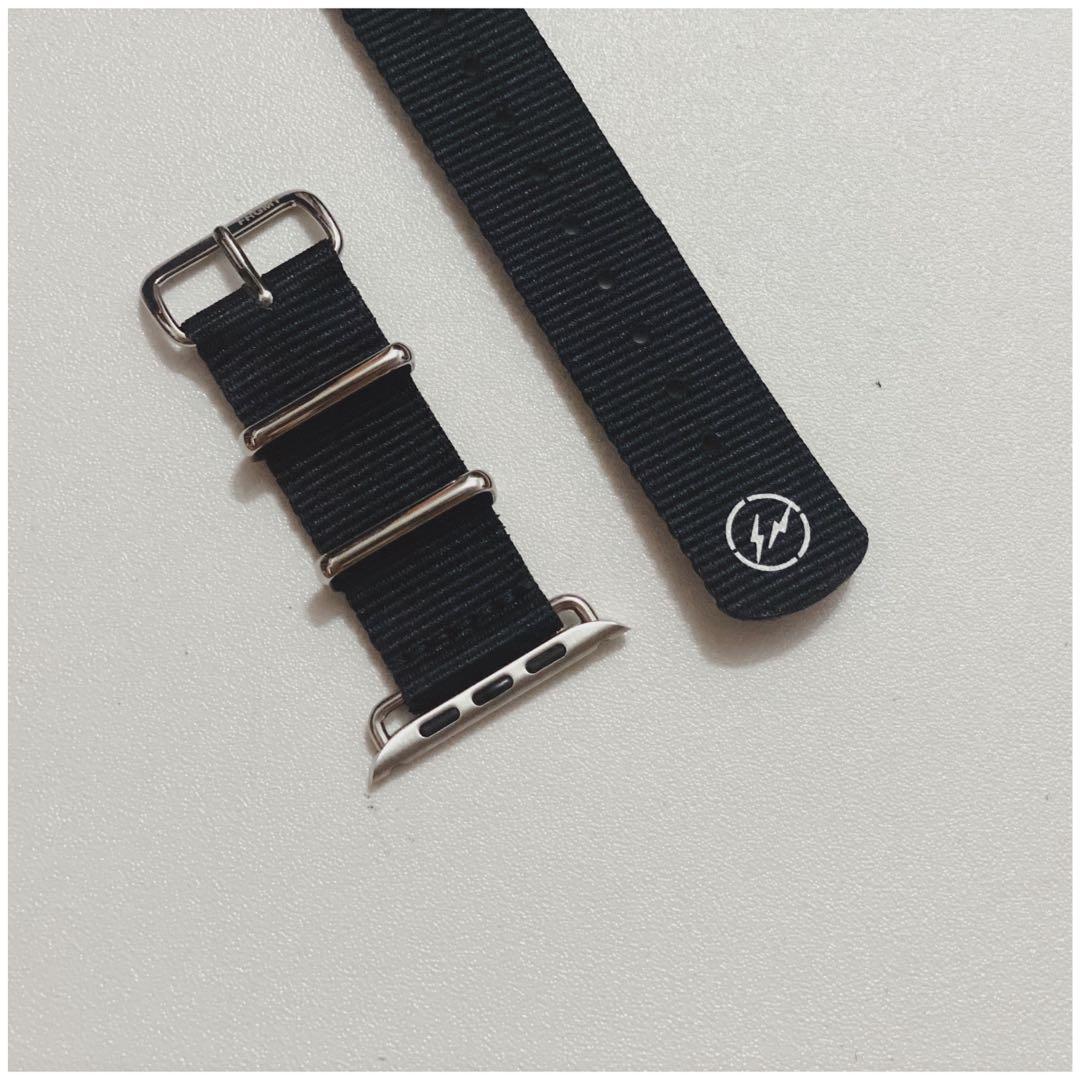 FRAGMENT DESIGN Nato Type Apple Watch Strap Set Ver. 20mm - Black
