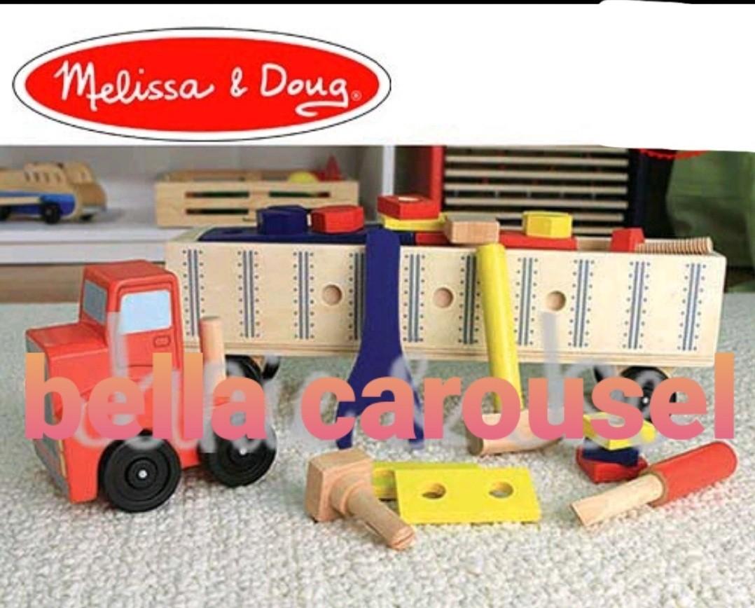 Melissa and doug big rig discount building set