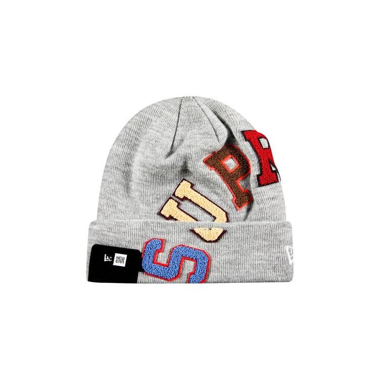 Supreme New Era Big Arc Beanie Heather Grey - FW20 - US