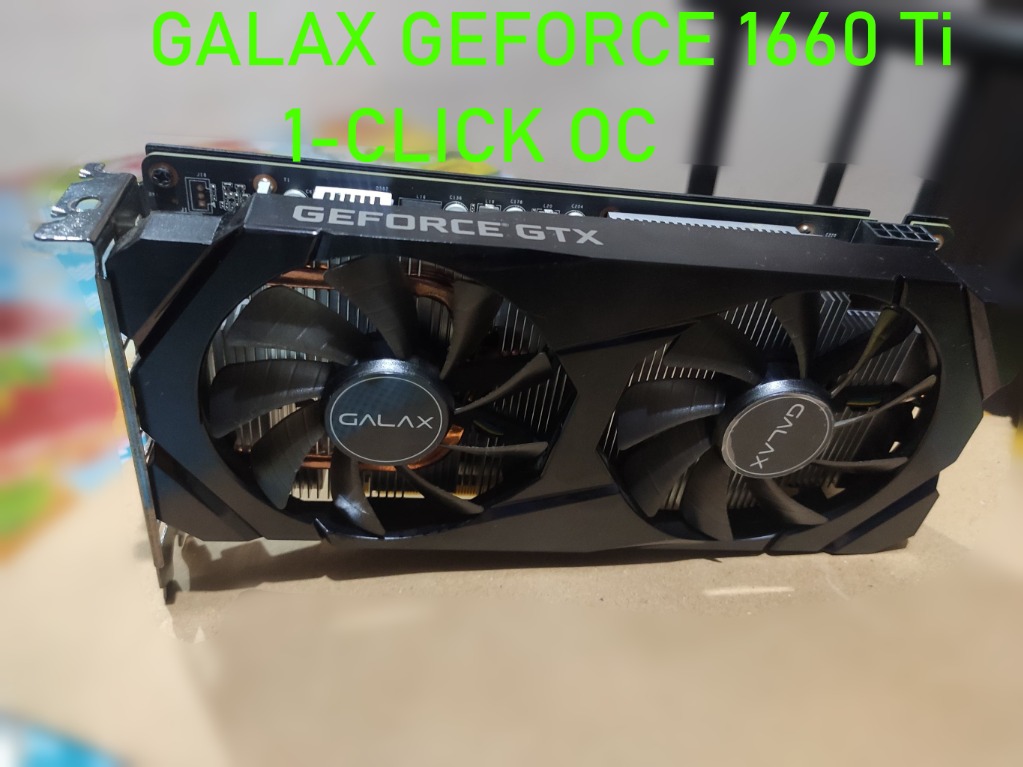 GALAX GEFORCE GTX 1660 Ti ONE CLICK OC - NVIDIA - NO BOX ...