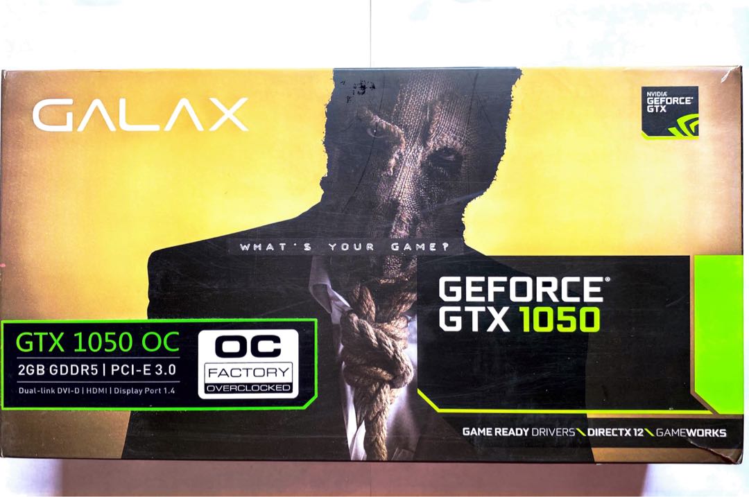 Gtx 1050 clearance 2gb galax