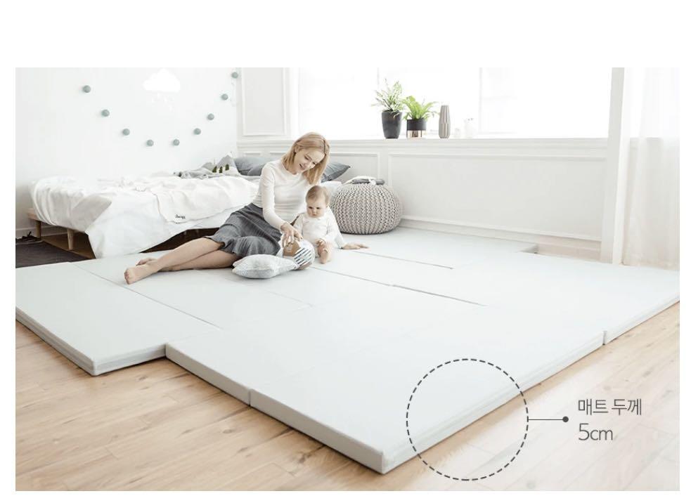 Ggumbi Bumper Bed Twin Star Gray L size Babies Kids Infant Playtime on Carousell