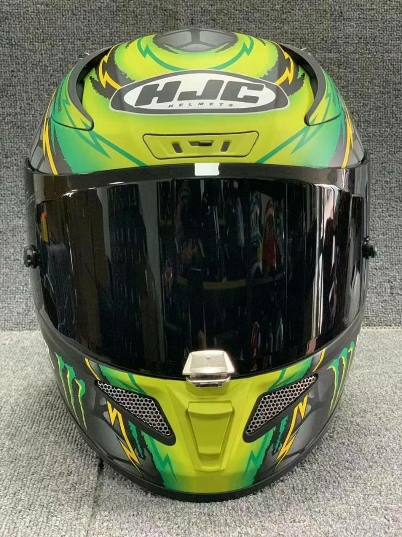 Helmet HJC Monster Energy Version Motorbikes on Carousell